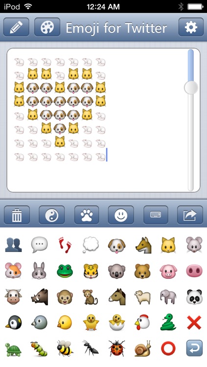 Emoji for Twitter - Make Long Tweet With Characters Symbols Emoticons Keyboard Pro screenshot-3