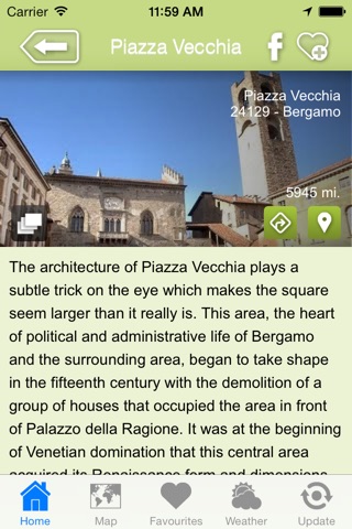 Bergamo city guide screenshot 3