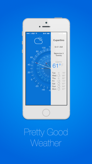 Pretty Good Weather - 免費天氣預報和氣壓計的iPhone(圖1)-速報App