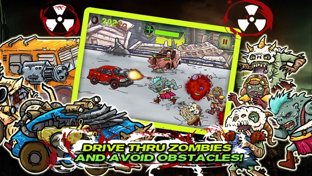 Death Racers Vs. Zombies - Crazy Avoid Obstacles and Crush t(圖1)-速報App