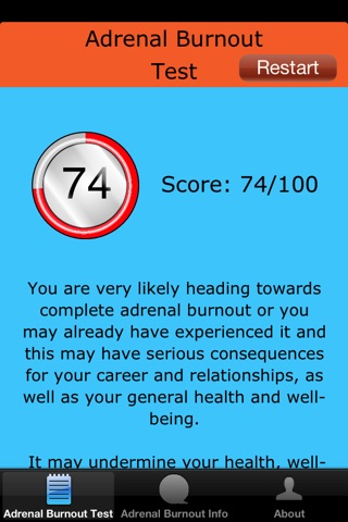 Adrenal Burnout Test App screenshot 4