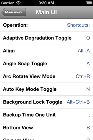 Shortcuts for 3Ds Max screenshot 4