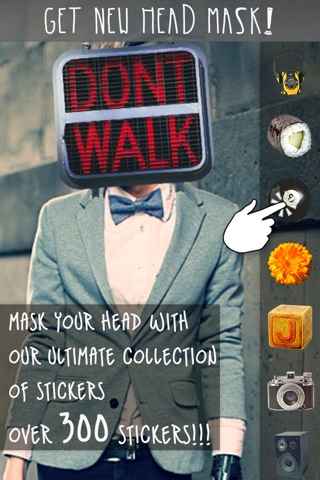 Head Mask Pro - Face maker photo editor with funny stickers screenshot 4