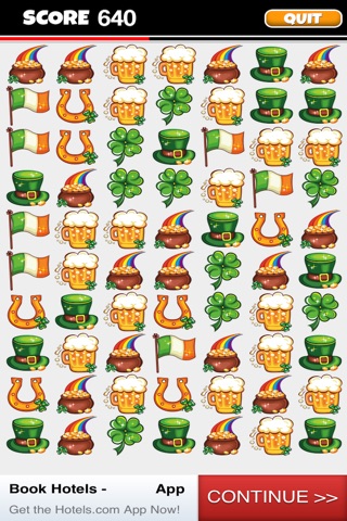 A St. Patty's Leprechaun Match-3 Puzzle Game: Lucky Pot-o-Gold Edition - FREE screenshot 3