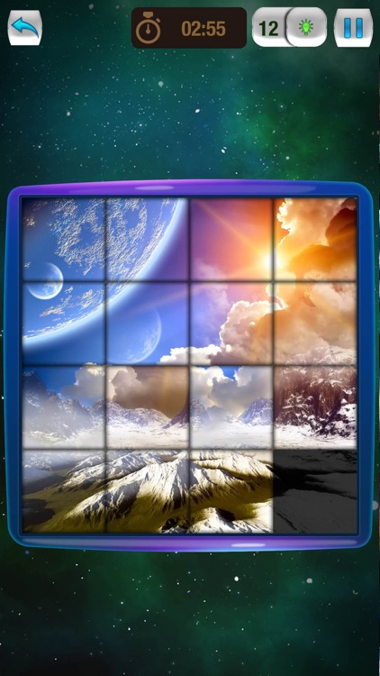 Space Slide Puzzle Free – Cool Tile Sliding Brain Game for Kids with Stars and Planets screenshot-3