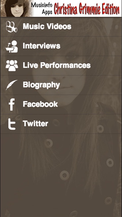 Musicinfo Apps - Christina Grimmie Edition+
