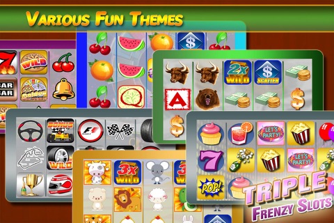 Triple Frenzy Slots - HD screenshot 2