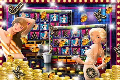 Big Hit Party Slot : play and Fun with las vegas lady: A Super 777 Las Vegas Strip Casino 5 Reel Slot Machine Game screenshot 2