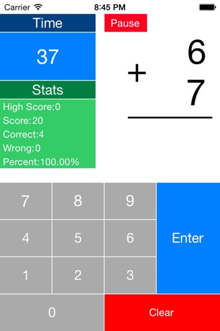 Flash Math Cards screenshot 3