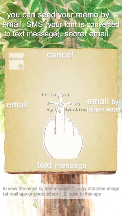 handwriting Tree Post free screenshot-4