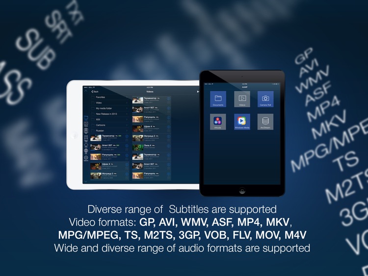 MCPlayer HD Lite wireless video player for iPad to play movies without conversion screenshot-3