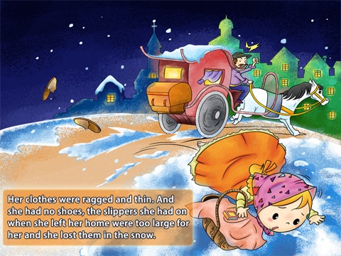 THE LITTLE MATCH GIRL- Children's stories, folktales, fairy tales and fables. screenshot 2
