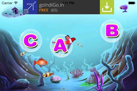 Alphabet Bubbles - An Educational Aquarium screenshot 2