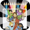 Bible Coloring : Christian Jesus coloring pages for kids