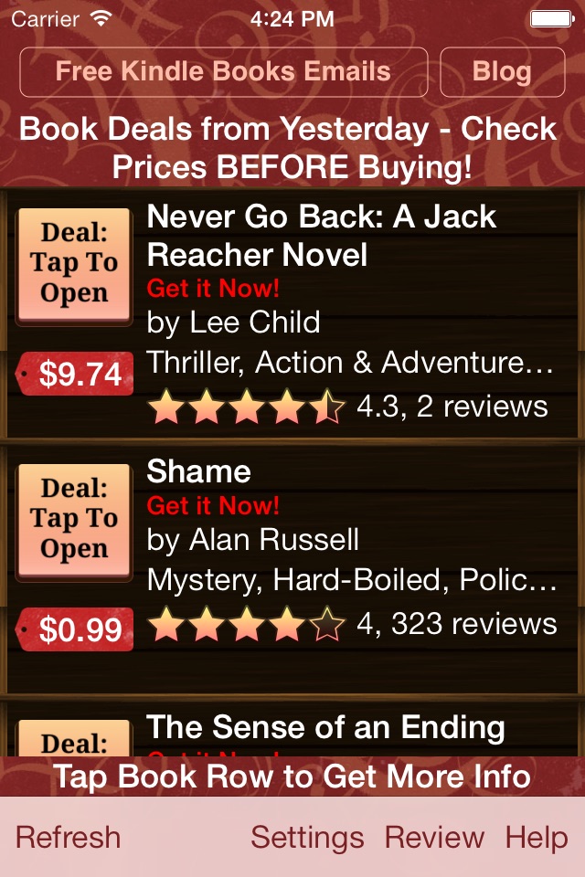 Book Deals for Kindle, Book Deals for Kindle Fire screenshot 2