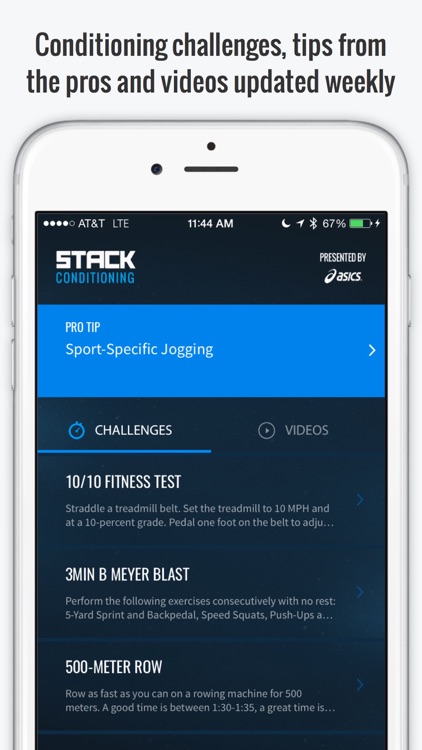 STACK Conditioning Presented by ASICS - Free Interval Timer and Fitness Challenges