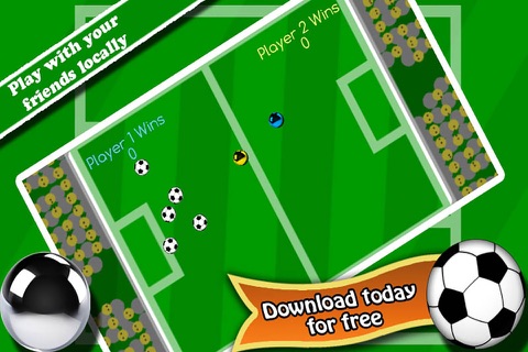 WRONG WAY DODGE : 100 Soccer Balls (a 2 player ball dodge game) screenshot 4