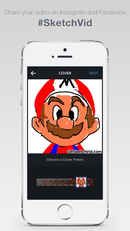 Sketch Vid - Draw, Paint or Doodle pictures into a Recorded Instagram Music Video screenshot-4
