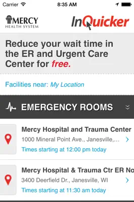 Game screenshot InQuicker: Mercy Health System Wisconsin apk