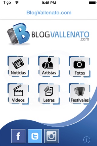BlogVallenato screenshot 2