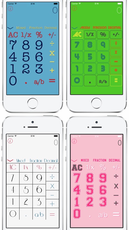 jCalc - Multi Calculator Free — with a history of your calculations plus a fraction calculator for iPhone, iPad and iPod touch screenshot-3