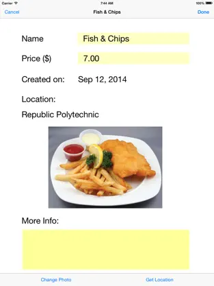 Captura 2 Food Tracker SG Free iphone