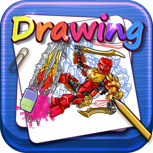 Drawing Desk Draw & Paint on Coloring Book - 