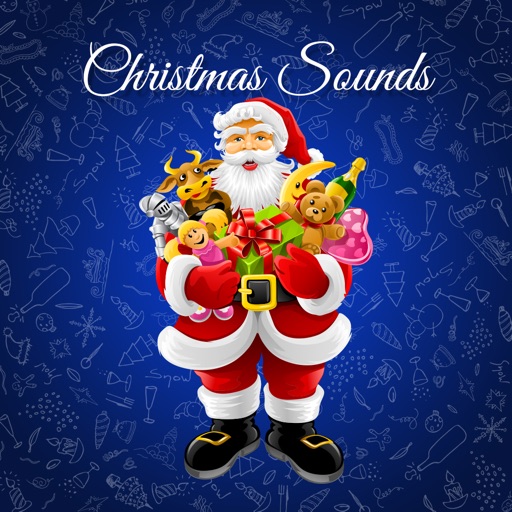 Christmas Holiday Santa Sound Shelf Icon