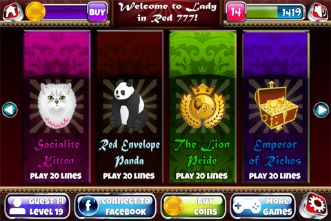 AAA+ Wicked Lady of Olympus Casino Slot Machines screenshot 3