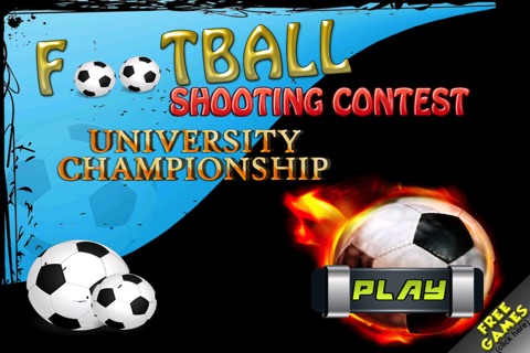 Football ball shooting contest university championship - Free Edition screenshot 3
