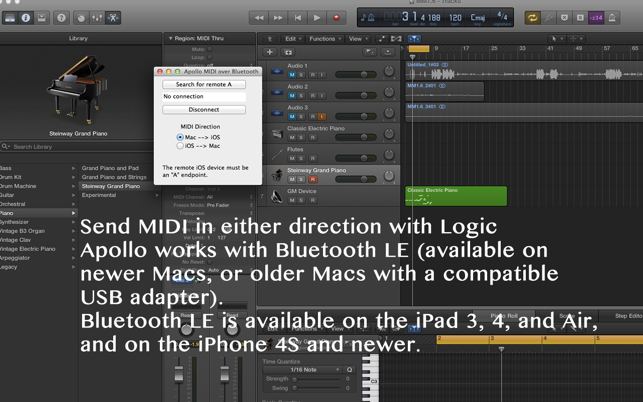Apollo MIDI over Bluetooth(圖1)-速報App