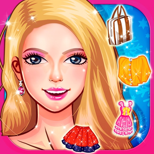 Princess dinner party dressup icon