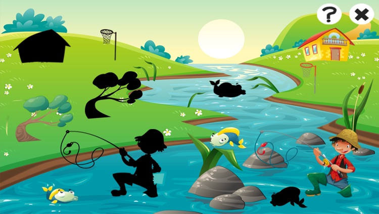 Fishing game for children age 2-5: Fish puzzles, games and riddles for kindergarten and pre-school screenshot-3