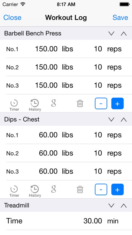 Workout Log Tracker - FitNote