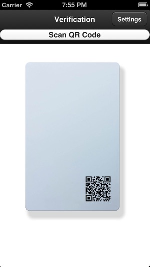 QR Card Verification