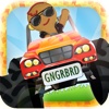 A GingerBread Monster Truck Chase - Multiplayer Racing Game for Kids