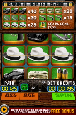 Al's Casino Slots Mafia Mini screenshot 2