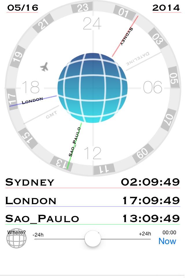 24h World-Clock screenshot 4