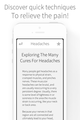 Headache and Migraine  - Relieve Chronic or Acute Pains and Natural Treatment for a Painful Head screenshot 3