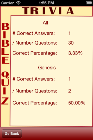 Trivia Bible Quiz screenshot 3
