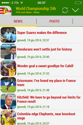 24h News for World Championship 2014 screenshot 2