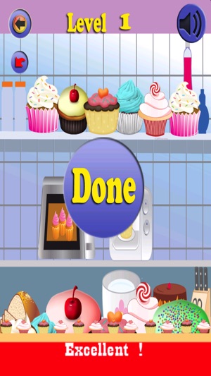 Move and match the cup cakes in the cooking factory - Free E(圖4)-速報App