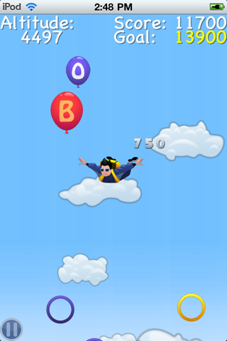 SkyDiver! by Purple Buttons screenshot 3