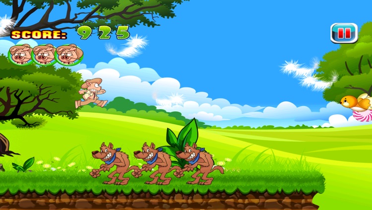 3 little pigs Run : Three Piggies Vs Big Bad Wolf screenshot-3