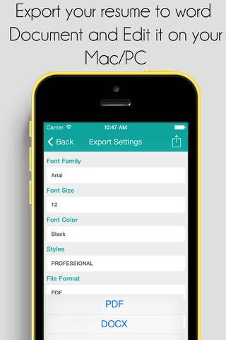 Resume Pro screenshot 4
