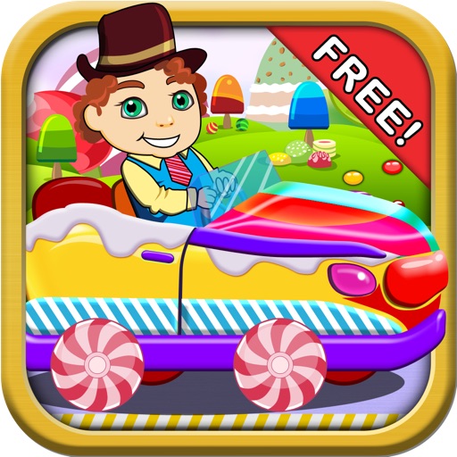 Sugar Cart Free - Top Sweets Race Game Icon