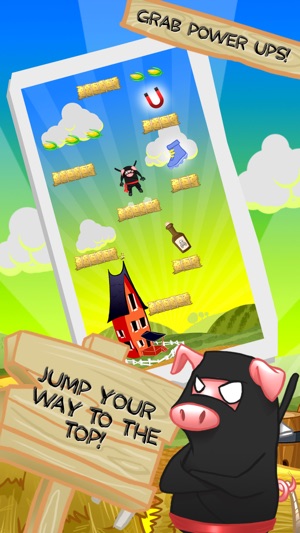 Ninja Cow Jump: Hay Season Adventure