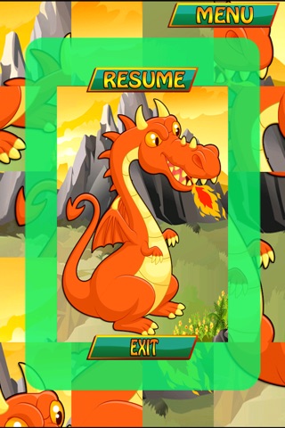 Dragon Kingdom Picture - Beast Tile Slider Puzzle Free screenshot 3