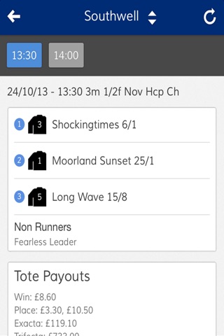 UK Horse Racing Results screenshot 4