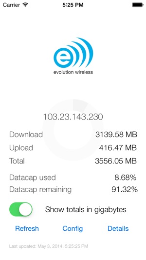 Evolution Wireless Usage